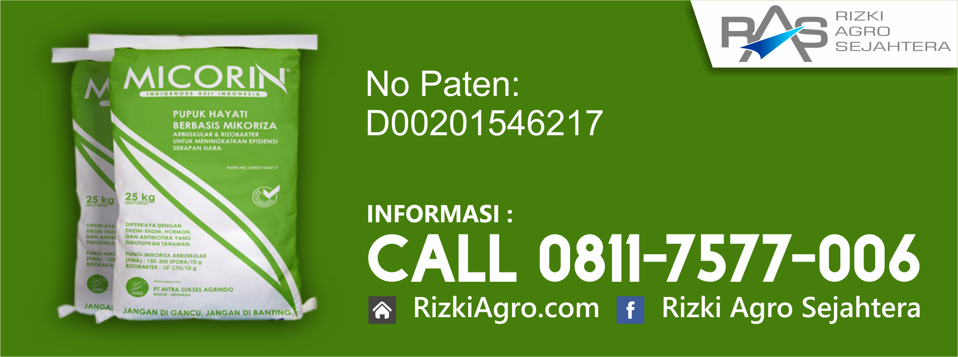 [www.rizkiagro.com] Produk Unggulan - Micorin- Indigenous Asli Indonesia by Azhar.WEB.ID